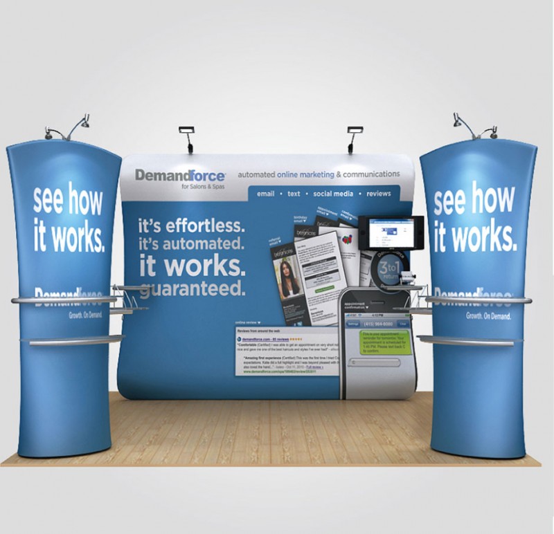 快幕秀 U型快幕秀 展示器材 展覽展示 油墨