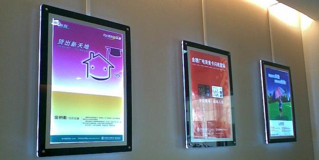 水晶燈箱的特點與運用