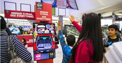 尼桑手勢(shì)交互數(shù)字標(biāo)牌宣傳活動(dòng)在澳大利亞展開(kāi)