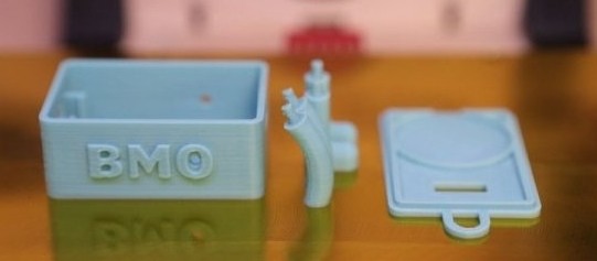 LED點(diǎn)陣顯示面孔的3D打印BMO