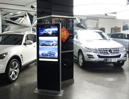 4S店液晶廣告機助汽車銷售