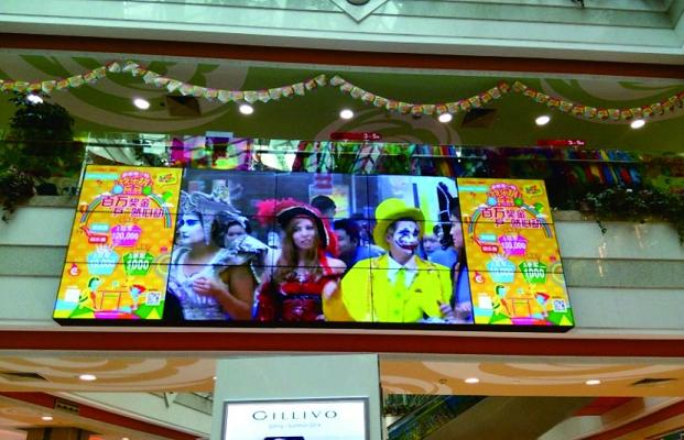 信息化引領消費潮流 三星拼接大屏進駐上海新世界商場