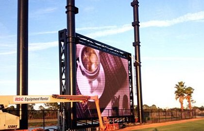 中祥LED屏綻放美國棒球聯(lián)盟