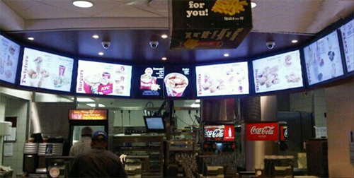 漢堡王推廣PHILIPS數(shù)字標(biāo)牌