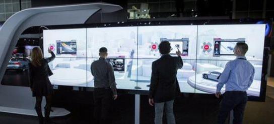 交互式數(shù)字標牌助力奧迪洛杉磯車展