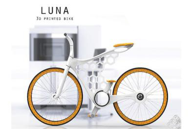 按需制造的Luna3D打印自行車