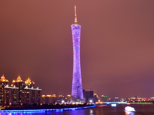 廣州塔戶外廣告發(fā)生新變化