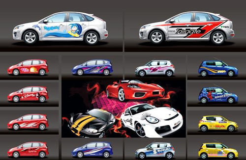 寫真機如何應用個性車身貼