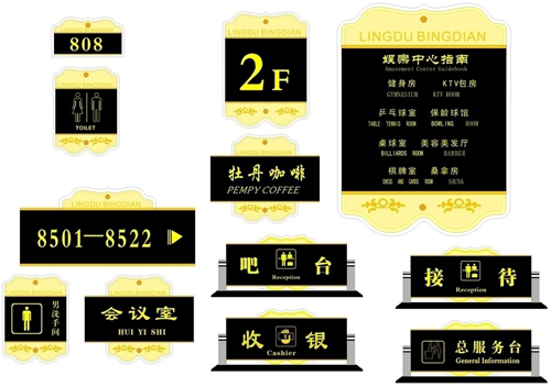 標(biāo)牌種類及常用材料