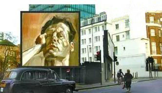 戶外LED大屏變身高雅畫廊