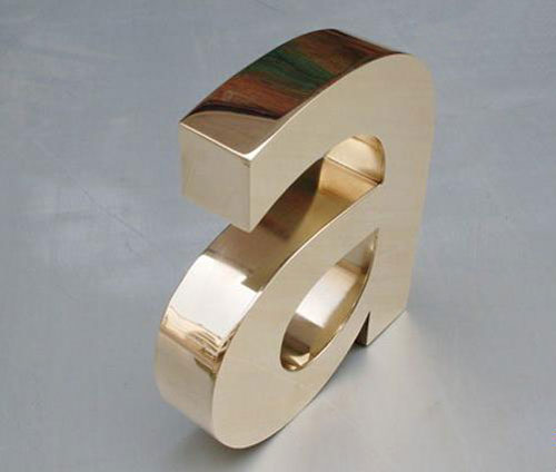 鈦金字制作工藝流程