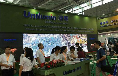 洲明6K標(biāo)準(zhǔn)分辨率LED屏閃耀2015安博會(huì)