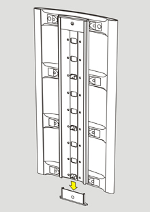 單面弧形標(biāo)識(shí)牌（?。┑陌惭b說明