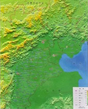 首幅3D打印民用地圖在河北問世