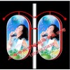 供應(yīng)長圓形燈桿燈箱輕便美觀換畫方便廠家直銷