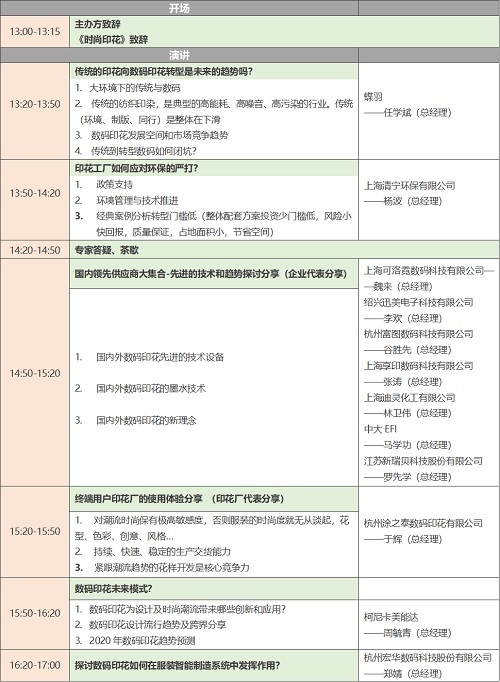 聚焦行業(yè)領(lǐng)先話題，2019中國(guó)柯橋國(guó)際數(shù)碼印花論壇最新議程嘉賓揭曉