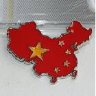 批發(fā)中國地圖立體車貼 3D汽車金屬車貼 立體金屬車貼改裝車貼
