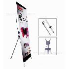 供應(yīng)美式展架、鋁合金可調(diào)X展架、含高清畫(huà)面、廠家直供