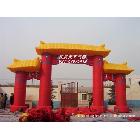 仿古牌坊氣模，中華牌樓門氣模,仿古充氣牌坊模型，婚慶彩虹門