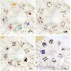 新品 富士拍立得DIY相紙相冊1*8 可愛透明時尚水晶日記印章 4款