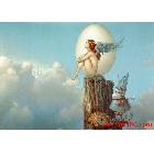 供應(yīng)江南風(fēng)油畫布噴繪