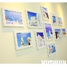 廈門廠家鈺盛藝品批發(fā)高分子11框B創(chuàng)意照片墻創(chuàng)業(yè)貨源相框墻禮品