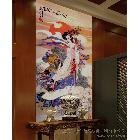 供應(yīng)利特爾絲質(zhì)壁畫(huà)布?jí)埢模邫n沙發(fā)背景墻用材料