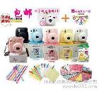 【富士金牌店】富士拍立得mini8相機(jī)套餐包郵 8s粉/藍(lán)/黃/白/黑