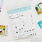 韓國熱賣 富士拍立得寶麗來Polaroid紙質(zhì)裝飾貼紙照片相框貼 6張
