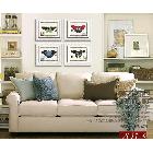 DF5061-1白  蝴蝶套畫，美克美家陽(yáng)光地中海系列家具搭配?？? title=