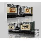 DF5038 金屬銀箔裝飾畫歐美美克美家東南亞客廳玄關(guān)壁畫墻畫