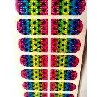 供應(yīng)博雅指甲貼花彩虹星熱款甲油貼花，好看