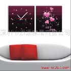 【DX】EMIT二聯(lián)畫掛鐘 星星知我心（婚房裝飾推薦）T013