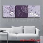 【DX】EMIT無框畫掛鐘/三聯(lián)裝飾畫靜音鐘（雅室清風(fēng)）L088