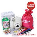 行貨 富士拍立得 mini7s 白色 一次成像相機(jī)+相紙+自拍鏡超值套裝