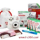 富士拍立得 mini25s Kitty相機(jī)+相紙4盒+充電套裝11件 一次成像