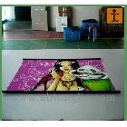 戶外化纖油畫布寫真畫面，高檔窗簾布寫真