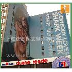 制作背膠類型（單透）戶外寫真墻貼