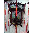 供應(yīng)飛龍宮燈65公分兩層木質(zhì)宮燈雕刻 65公分玻璃燈走馬