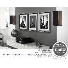 供應(yīng)弘藝相框有框裝飾畫 黑白色歐美現(xiàn)代 三組