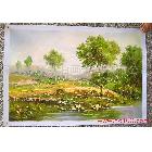 現(xiàn)貨油畫 60x90cm  油畫  抽象 印象風(fēng)景  批發(fā) 刀花 人物