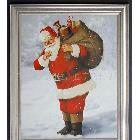 圣誕節(jié)日禮品、圣誕老人油畫、圣誕裝飾印刷油畫