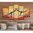 供應(yīng)現(xiàn)貨油畫 油畫廠家 批發(fā) 裝飾 5拼套裝油畫 裝飾畫 精美油畫_1