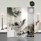 玄關/隔斷/布藝/家居/時尚/創(chuàng)意/實木/屏風4021