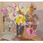 手繪帆布風(fēng)景油畫，廠家直銷手繪油畫酒店賓館家居室內(nèi)裝飾油畫