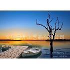 夕陽下的海景噴繪仿真油畫，電腦噴繪高清畫質(zhì)，廠家直銷17926