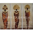 非洲風(fēng)情人物組合油畫，異族風(fēng)情時尚油畫，家居酒店裝飾畫12134