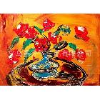 廠家直銷新品花卉新品刀畫家居裝飾工藝畫批發(fā)