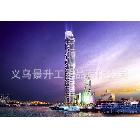 都市夜景噴繪仿真油畫，電腦高清噴繪，高檔酒店室內(nèi)裝飾廠家直銷