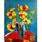 義烏油畫批發(fā)，深圳大芬油畫批發(fā)，花卉畫，HT208